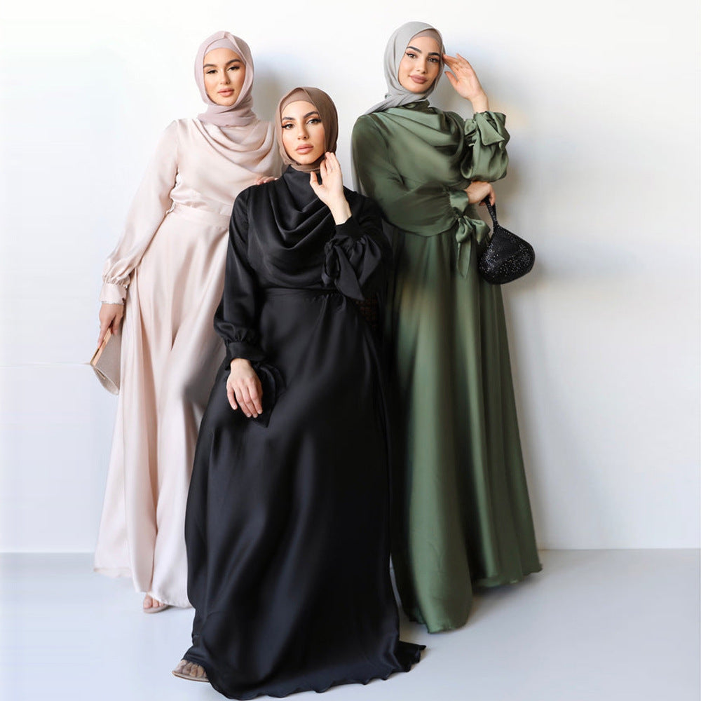 Robe Kanissah col travaillé - kanissah Collection