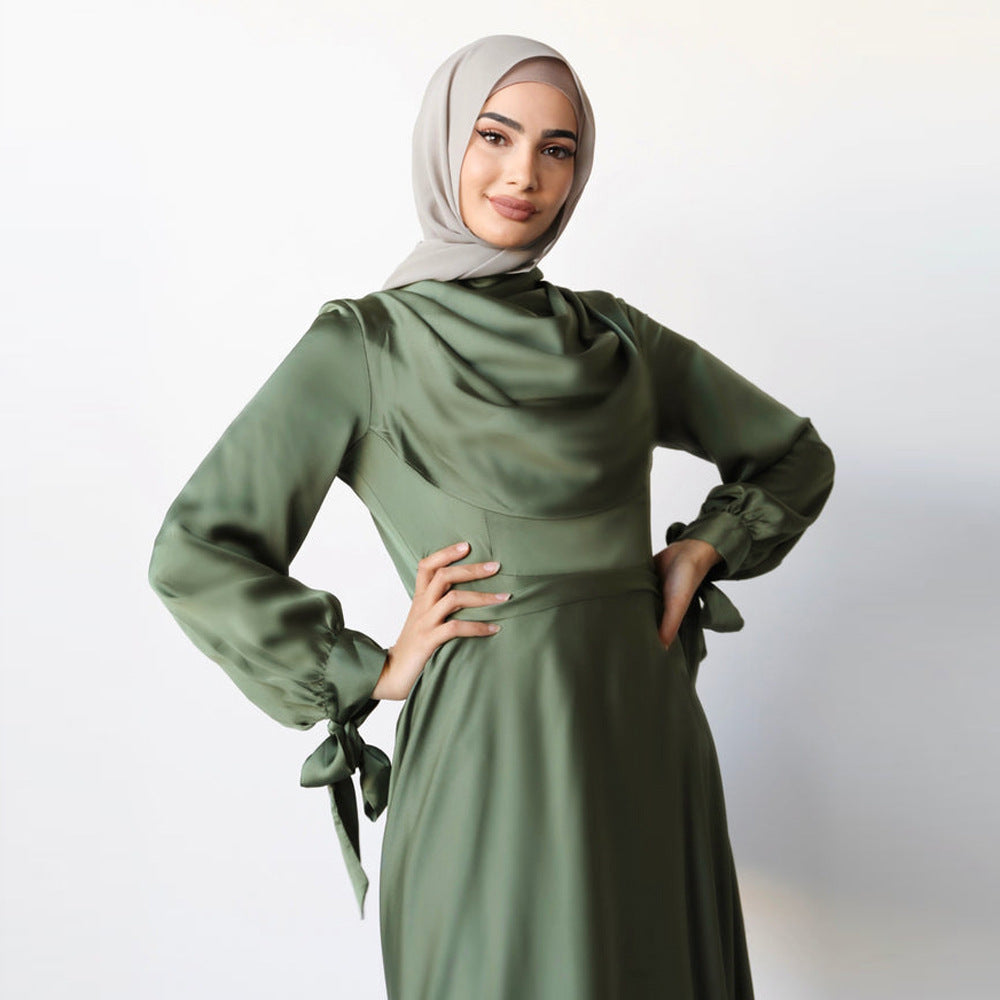 Robe Kanissah col travaillé - kanissah Collection