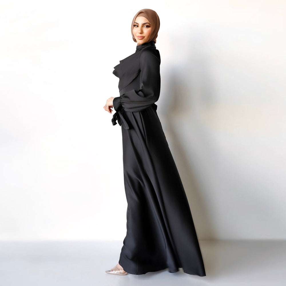 Robe Kanissah col travaillé - kanissah Collection