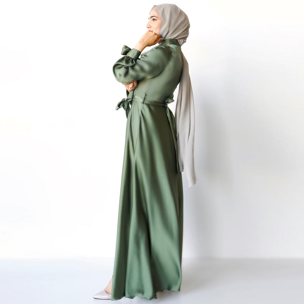 Robe Kanissah col travaillé - kanissah Collection