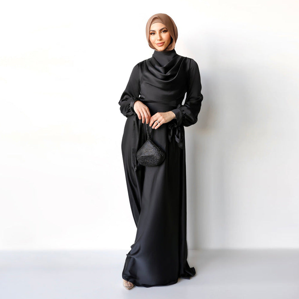 Robe Kanissah col travaillé - kanissah Collection