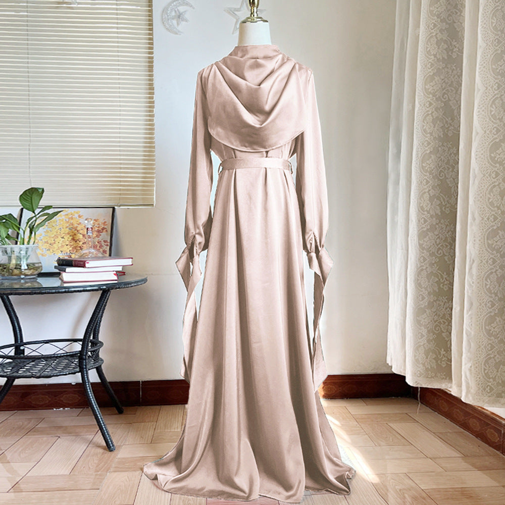 Robe Kanissah col travaillé - kanissah Collection