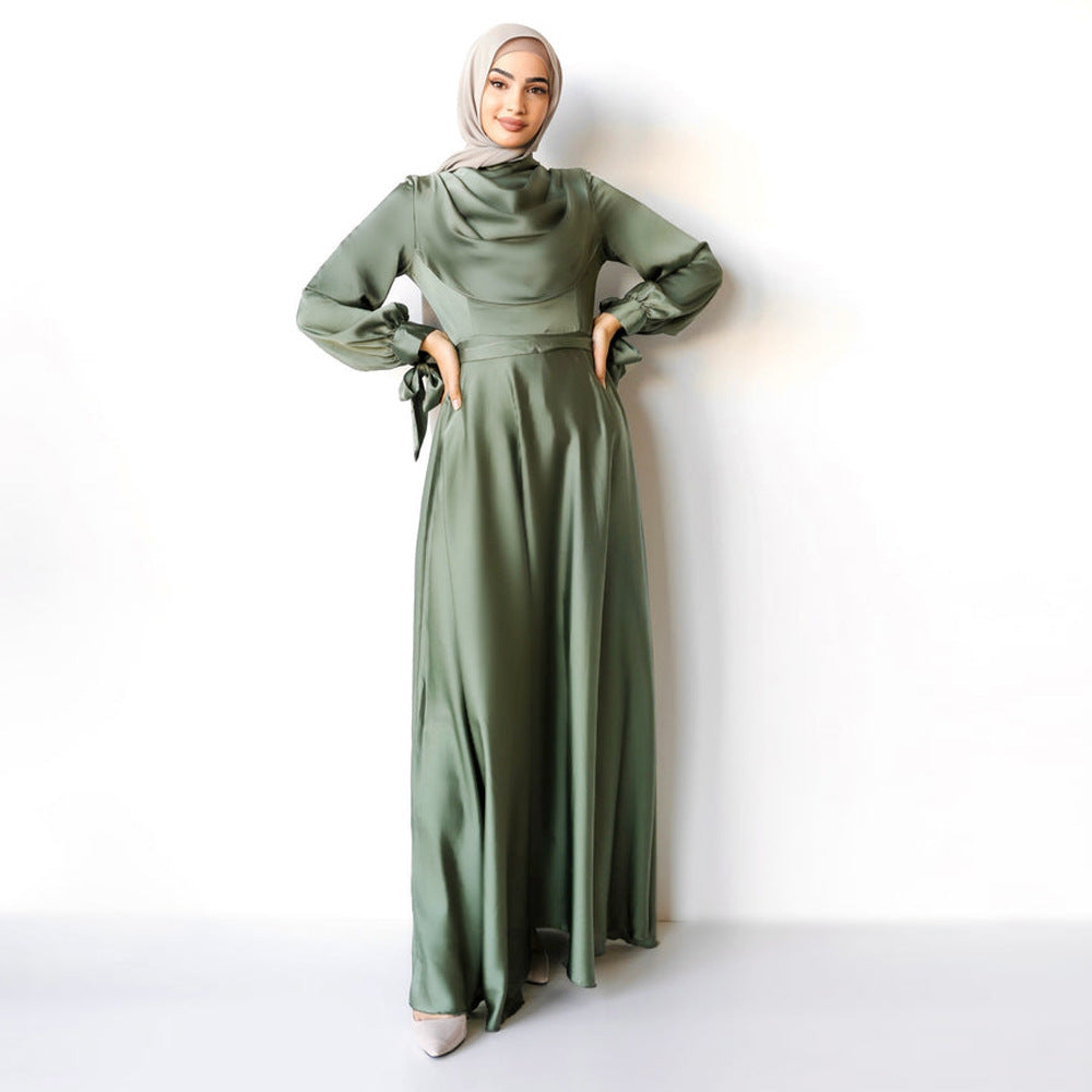Robe Kanissah col travaillé - kanissah Collection