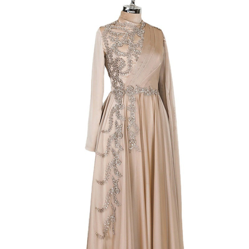 Robe champagne Féya festif - kanissah Collection