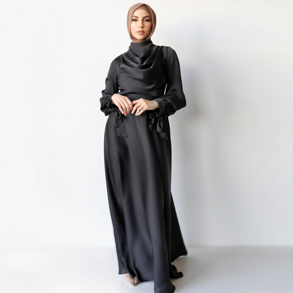 Robe Kanissah col travaillé - kanissah Collection