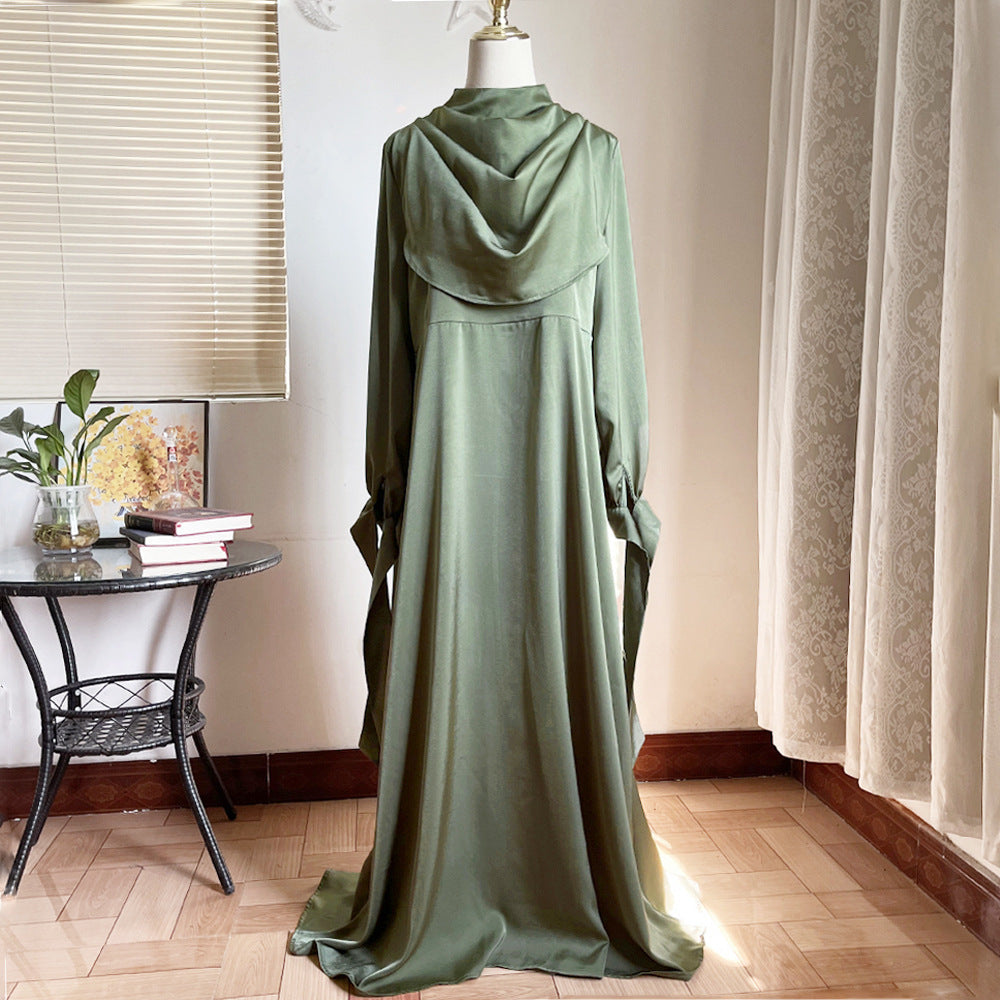 Robe Kanissah col travaillé - kanissah Collection