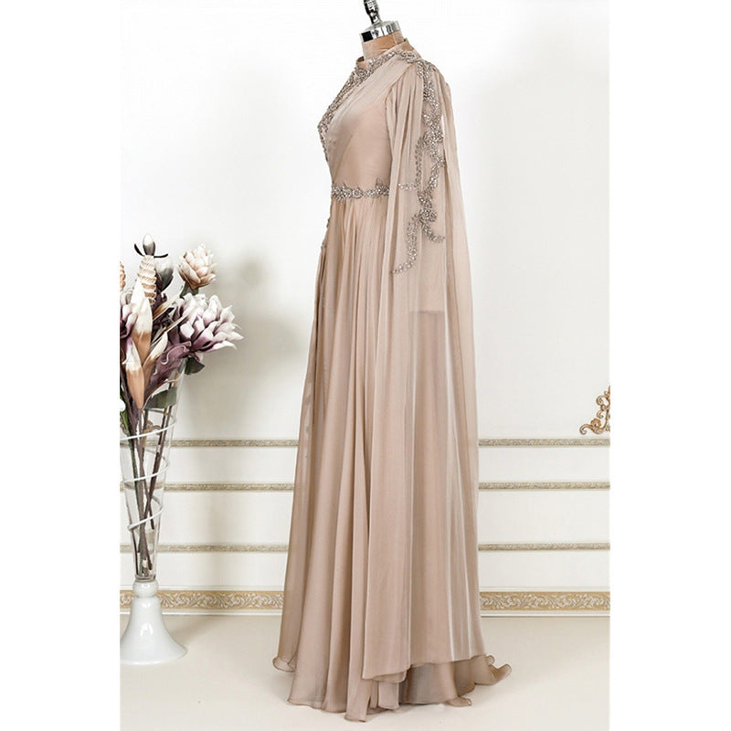 Robe champagne Féya festif - kanissah Collection
