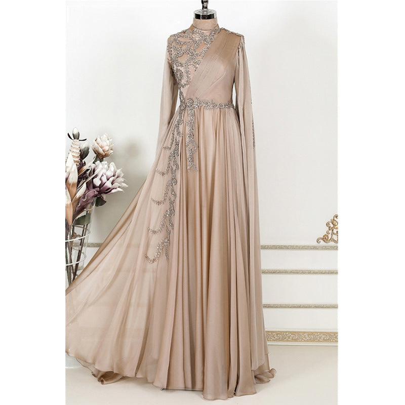 Robe champagne Féya festif - kanissah Collection 