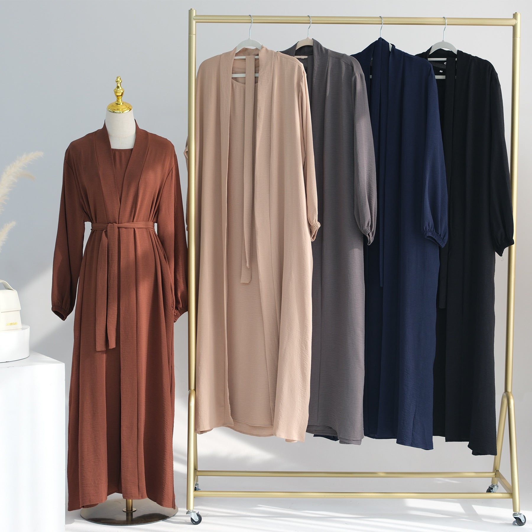 Abaya Cardigan Sofia avec ou sans voile - kanissah Collection Abaya