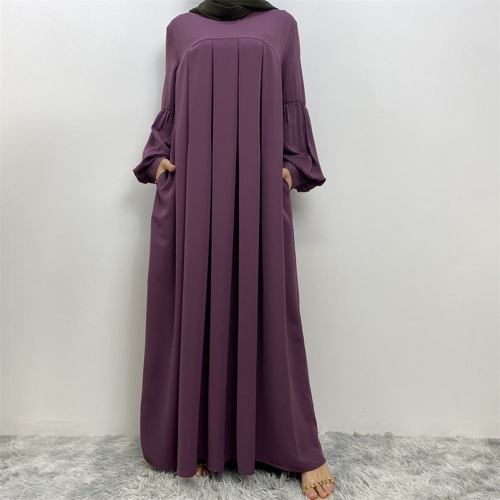 Abaya Mina plissé - kanissah Collection 