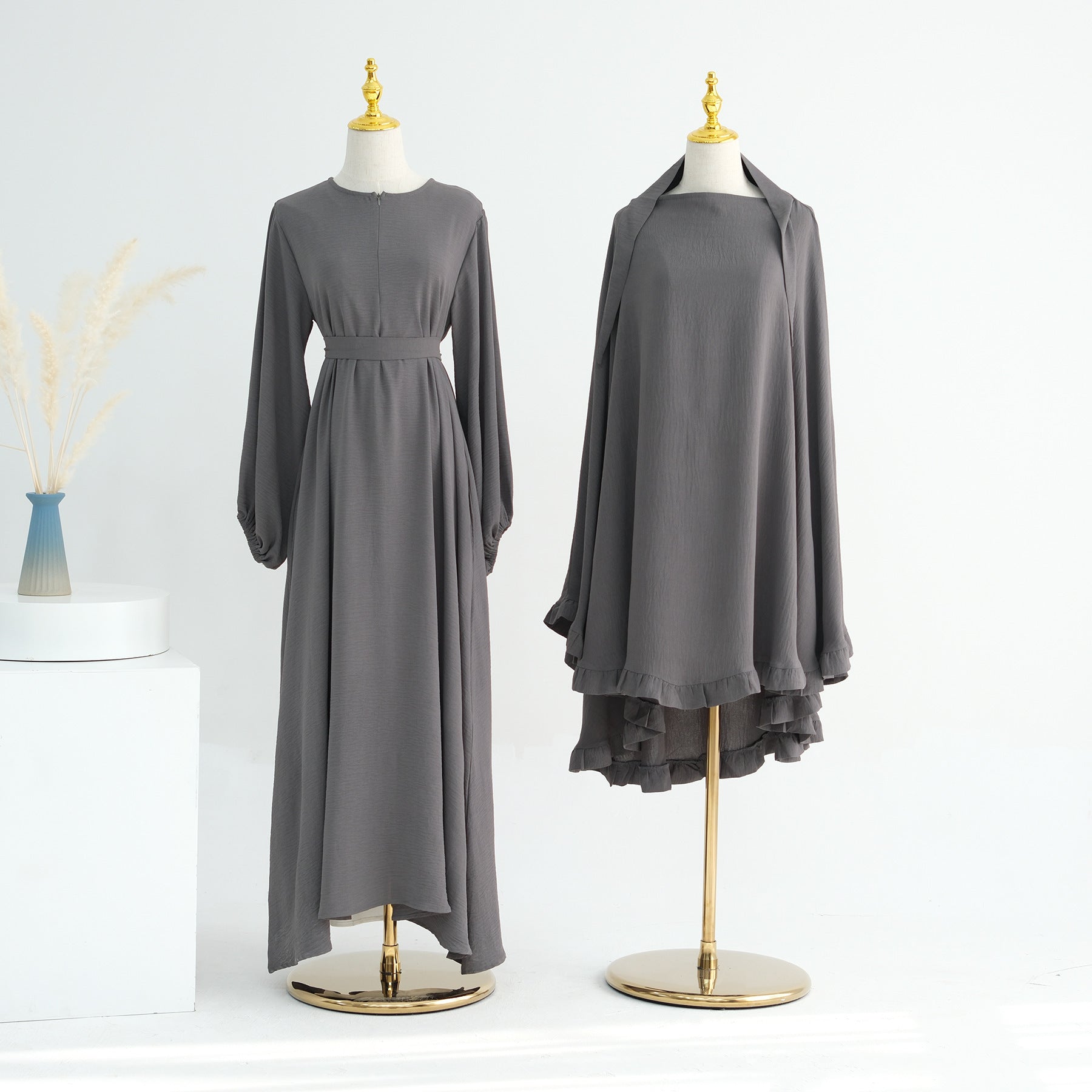 Abaya Kaleessi avec voile Mastoura design - kanissah Collection Abaya