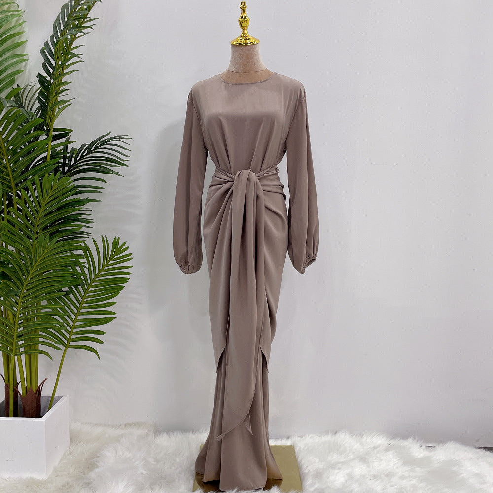 Robe Cléopatra à nouer tendance - kanissah Collection Robe Abaya