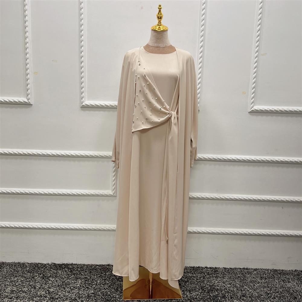 Abaya porte feuille Oumayssa - kanissah Collection 