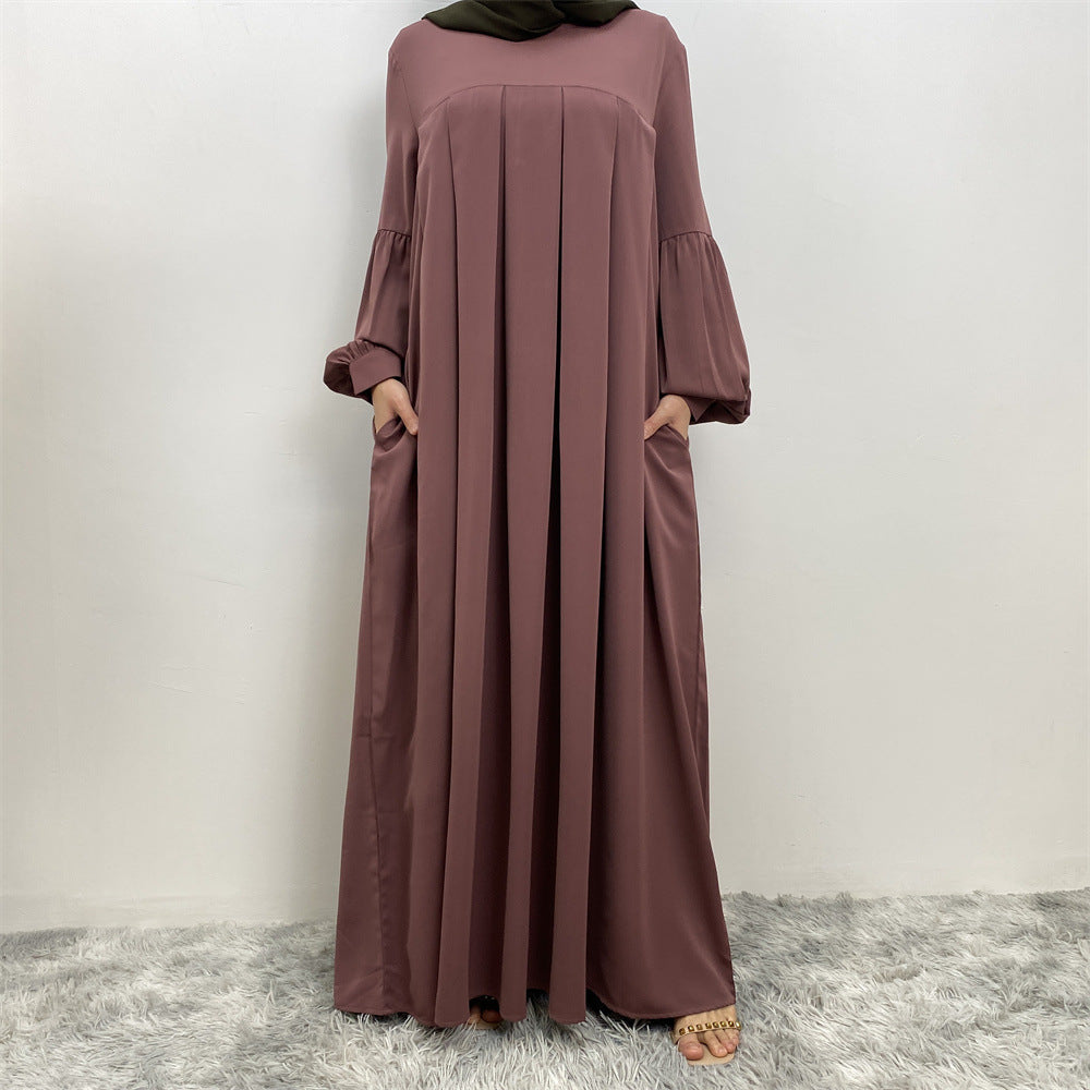 Abaya Mina plissé - kanissah Collection 