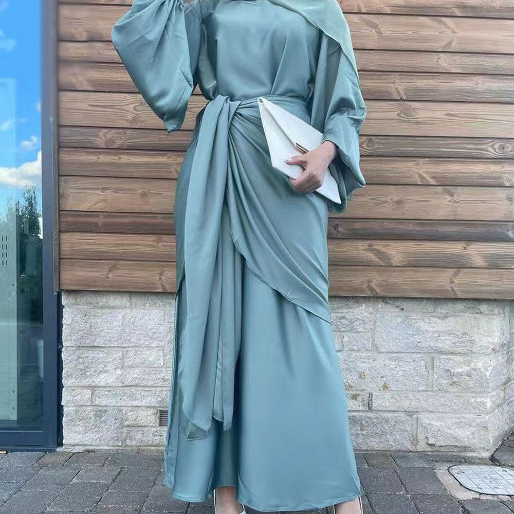 Robe Cléopatra à nouer tendance - kanissah Collection Robe Abaya